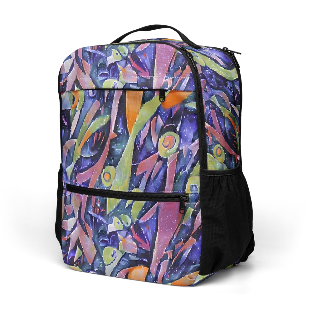 Galactic Brushwork on Utility Backpack — Left Front