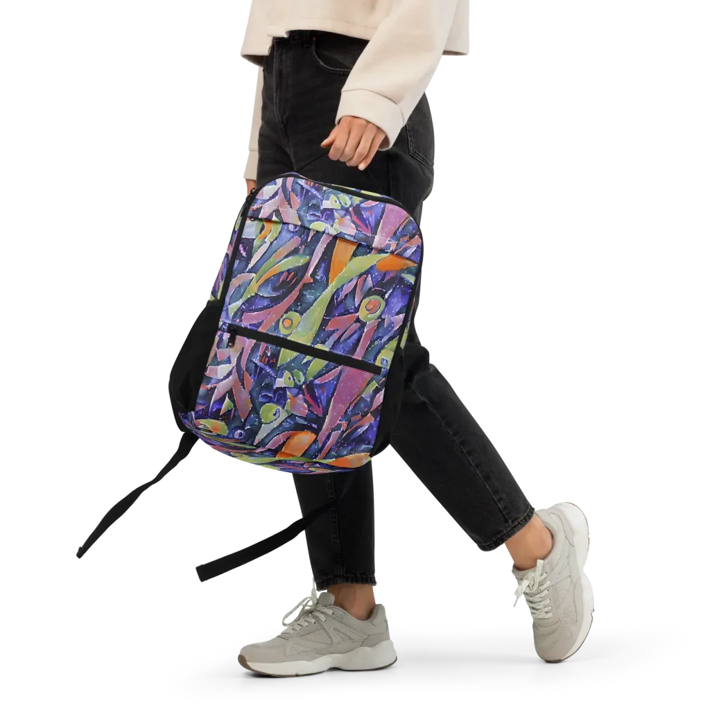 Galactic Brushwork on Utility Backpack — Front