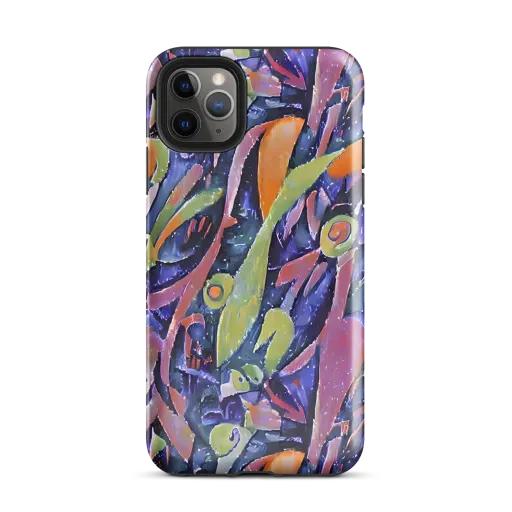 Galactic Brushwork on a Tough Case for iPhone®