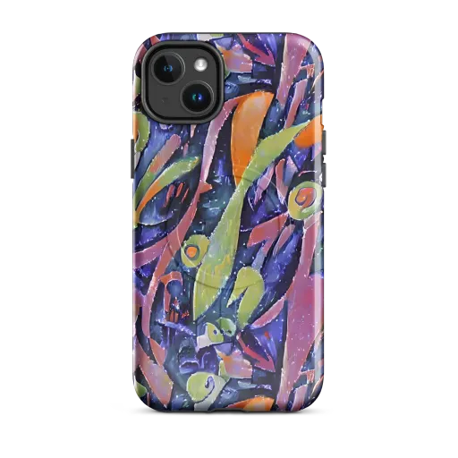 Galactic Brushwork on a MagSafe Tough Case for iPhone®