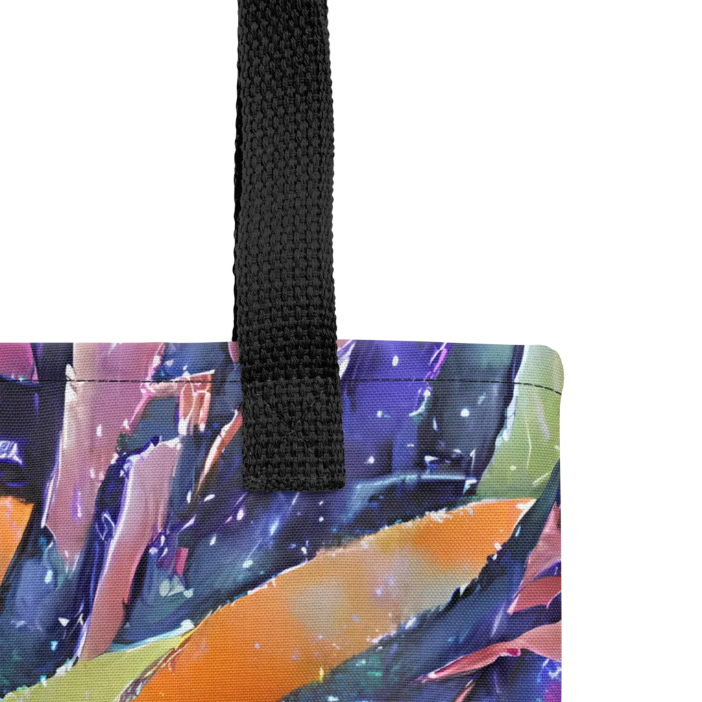 Galactic Brushwork on Tote Bag — Product details