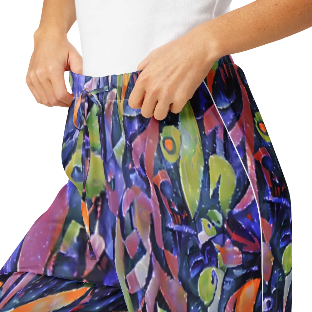 Galactic Brushwork on Women's Pajama Pants — Product details