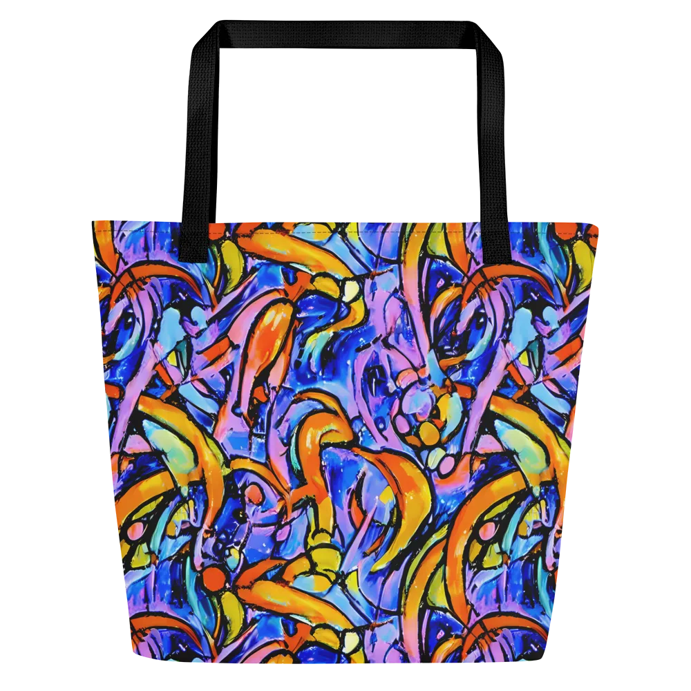 Arcade Lagoon on Large Tote Bag W/ Pocket — Front