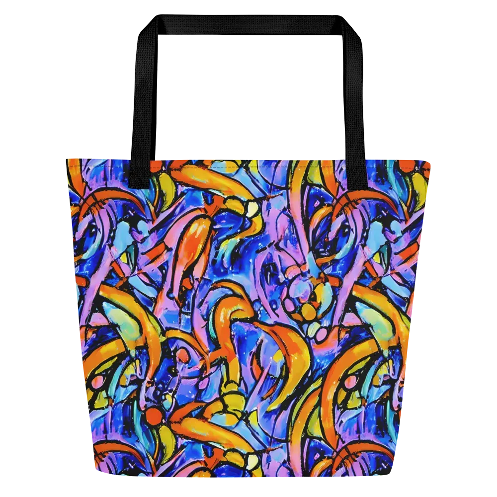 Arcade Lagoon on Large Tote Bag W/ Pocket — Front