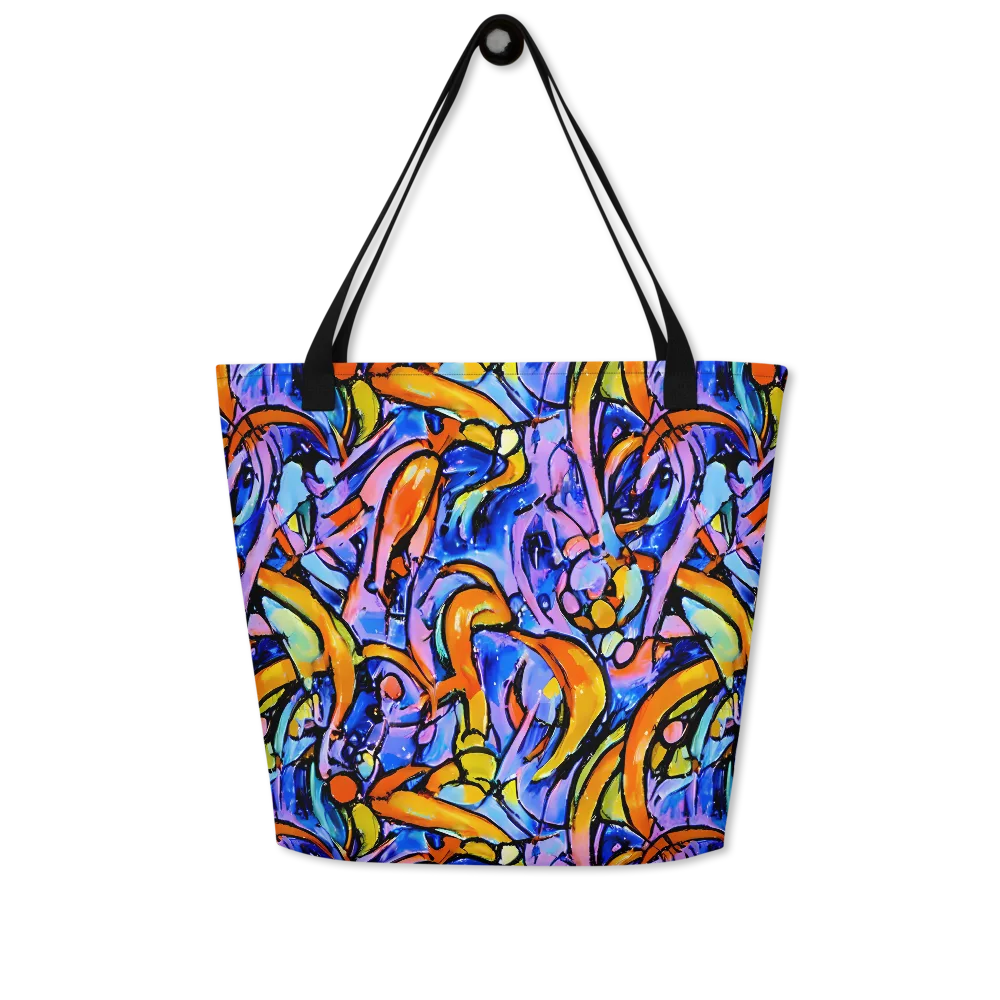 Arcade Lagoon on Large Tote Bag W/ Pocket — Front