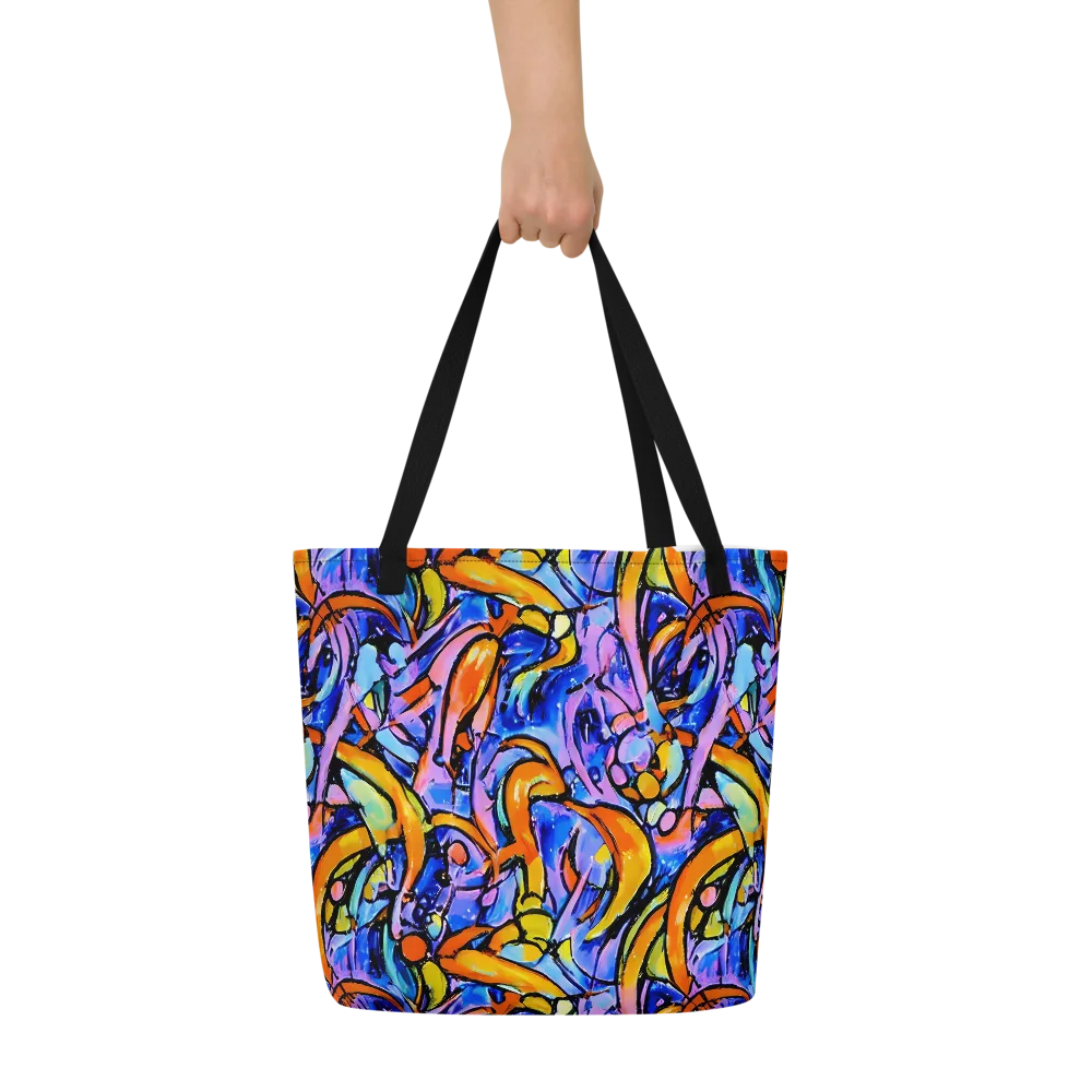 Arcade Lagoon on Large Tote Bag W/ Pocket — Front
