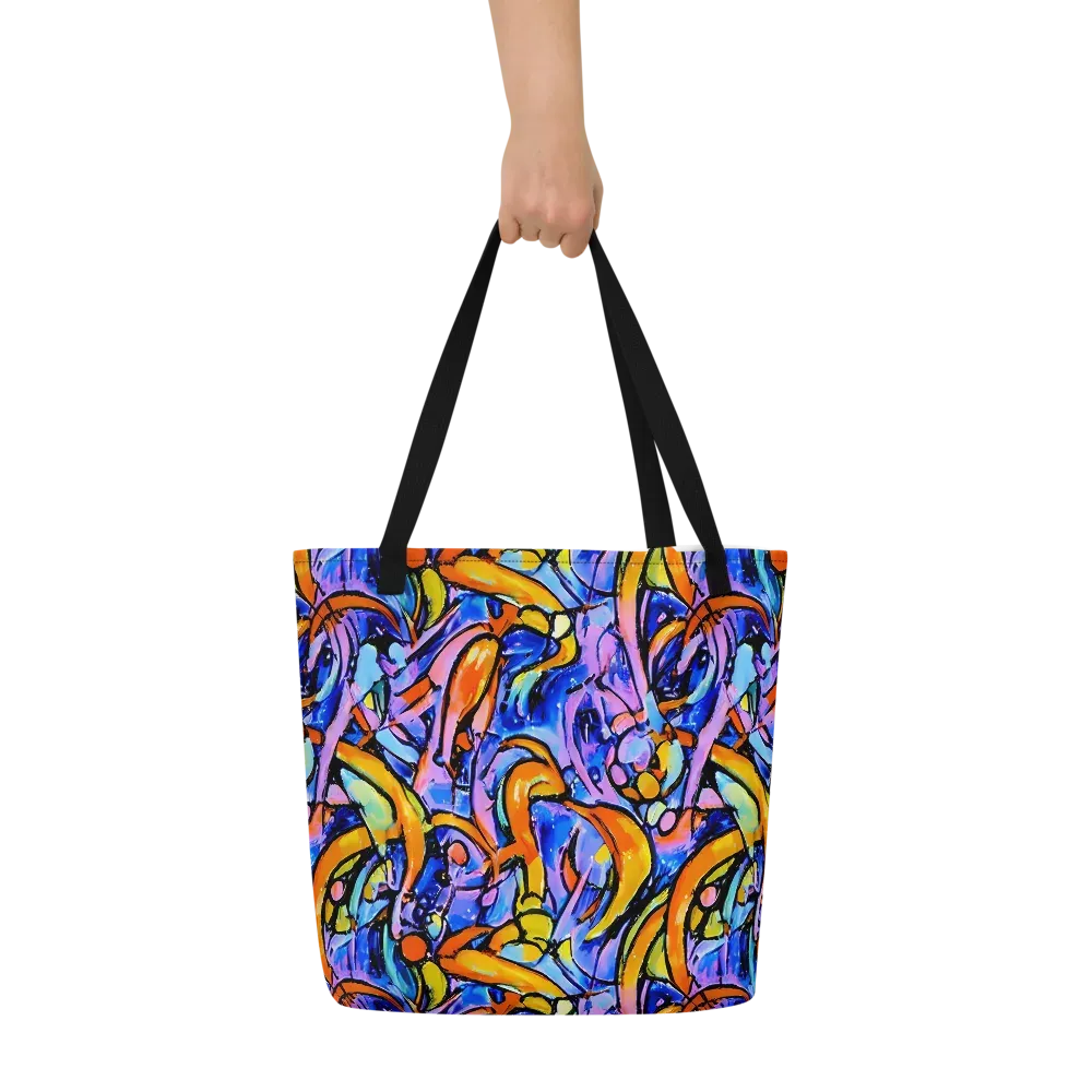 Arcade Lagoon on Large Tote Bag W/ Pocket — Front