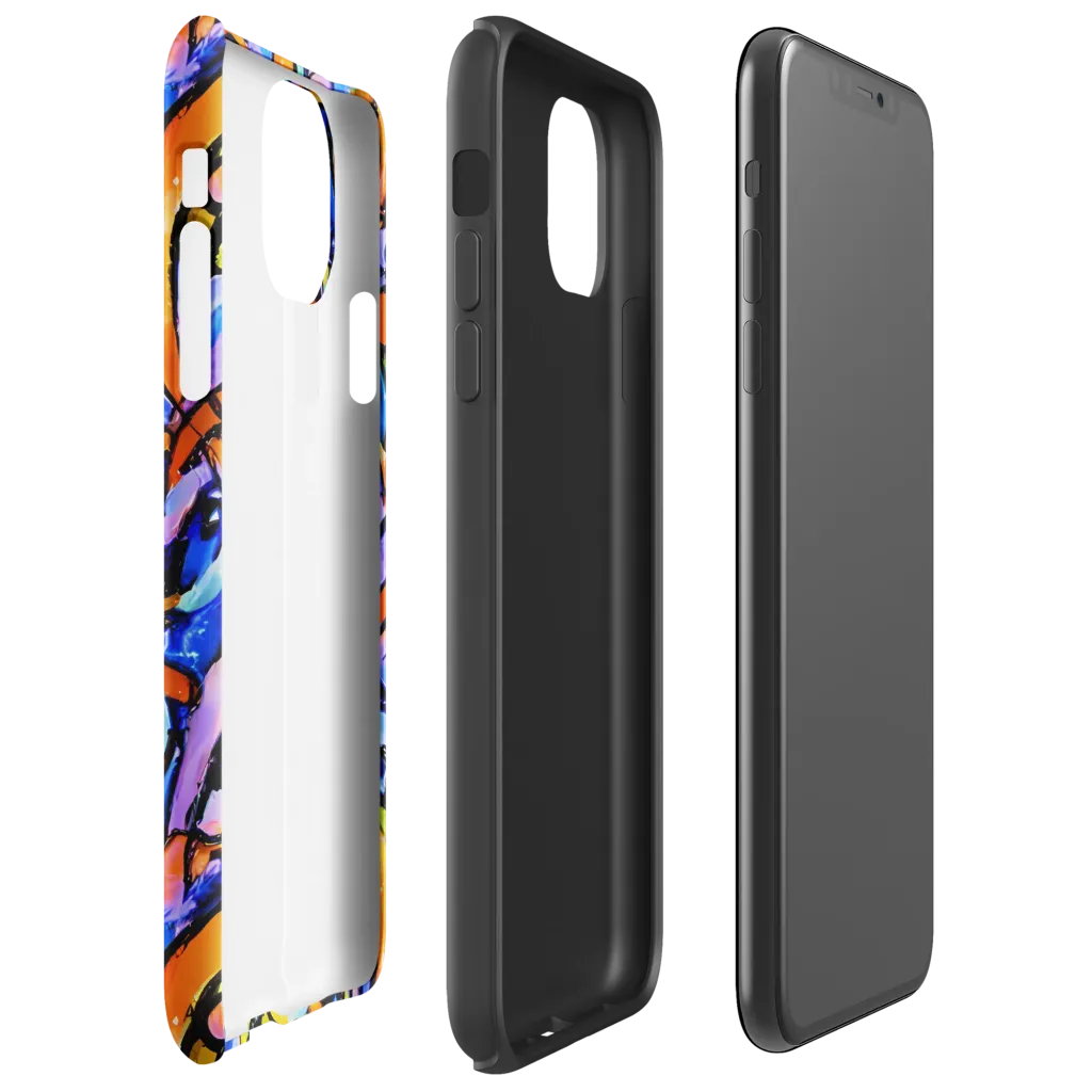 Arcade Lagoon on Tough Case for iPhone® — Right