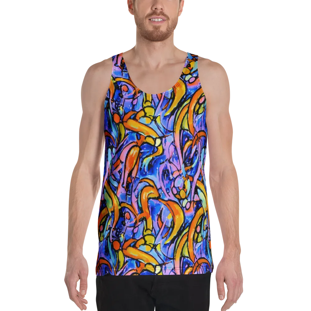 Arcade Lagoon on Men's Tank Top — Front