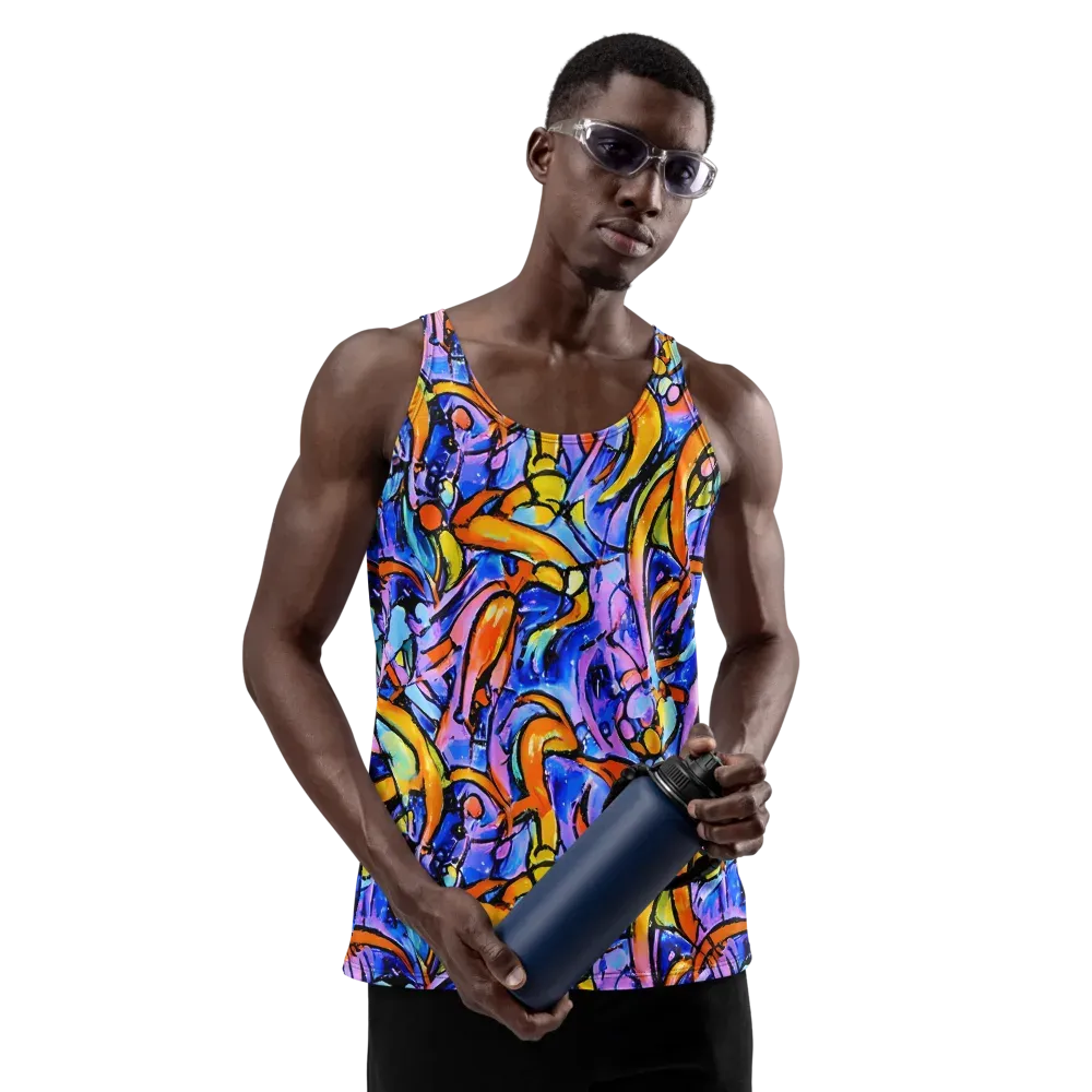 Arcade Lagoon on Men's Tank Top — Front