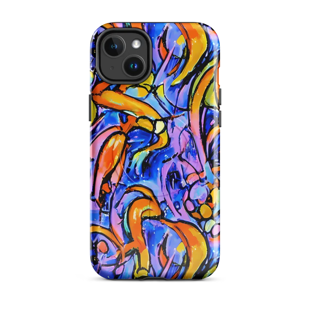 Arcade Lagoon on MagSafe Tough Case for iPhone® — Front