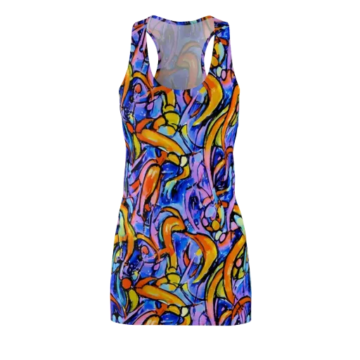 Arcade Lagoon on a Racerback Dress