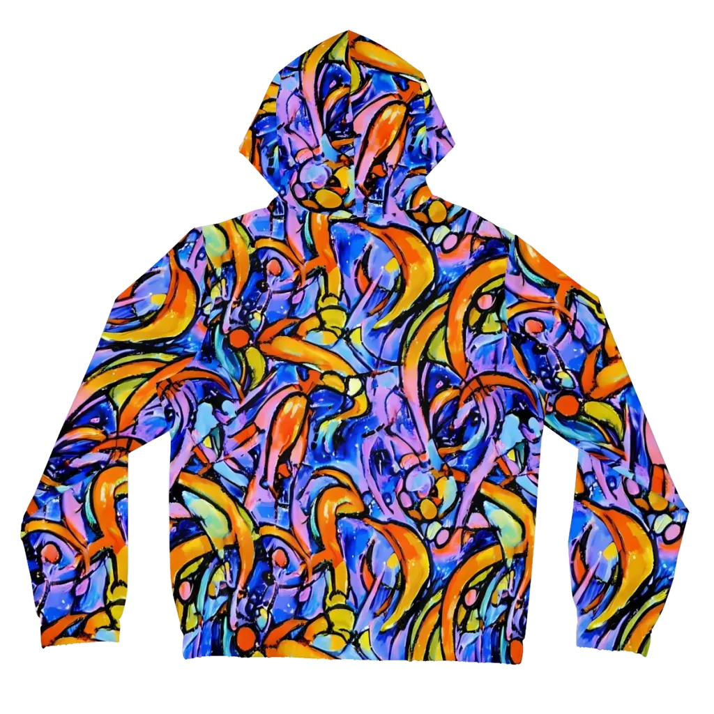 Arcade Lagoon on Women's Full-Zip Hoodie — Back