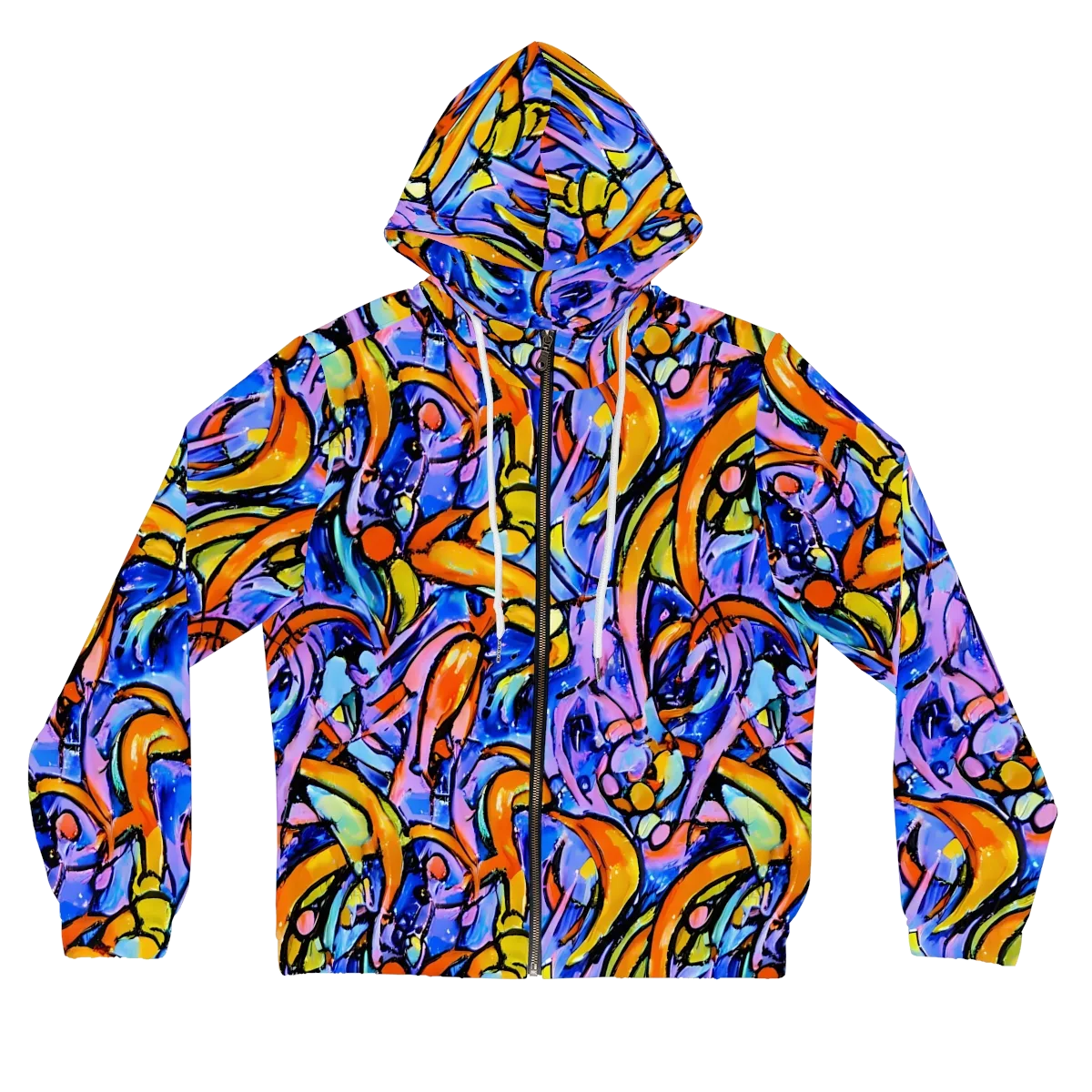 Arcade Lagoon on Women's Full-Zip Hoodie — Front