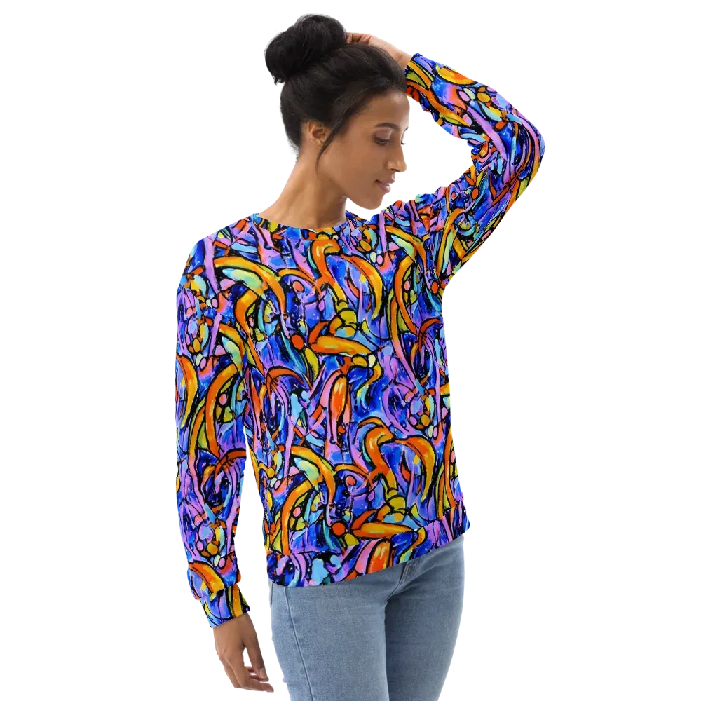 Arcade Lagoon on Sweatshirt — Right Front