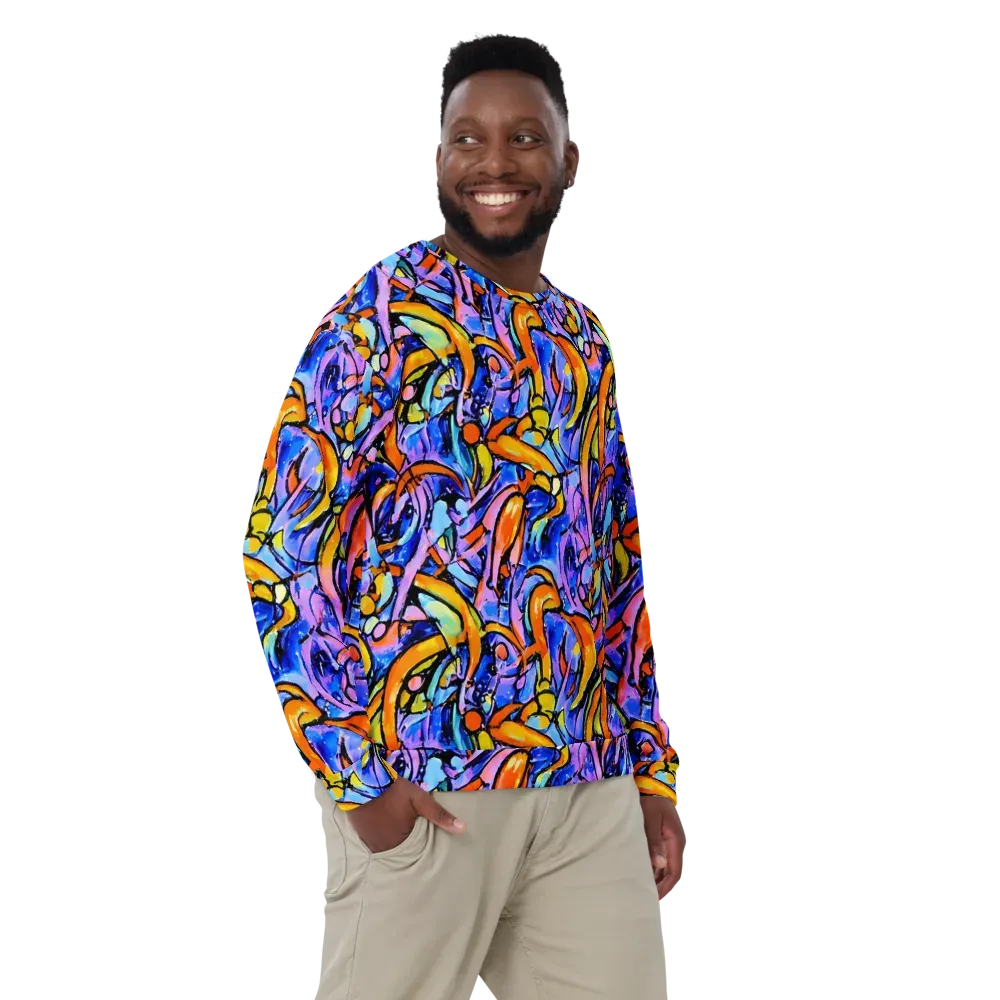 Arcade Lagoon on Sweatshirt — Front