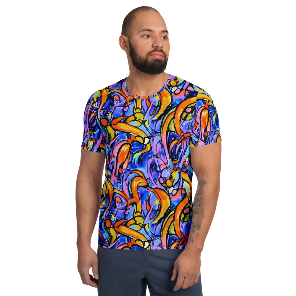 Arcade Lagoon on Men's Athletic T-Shirt — Front