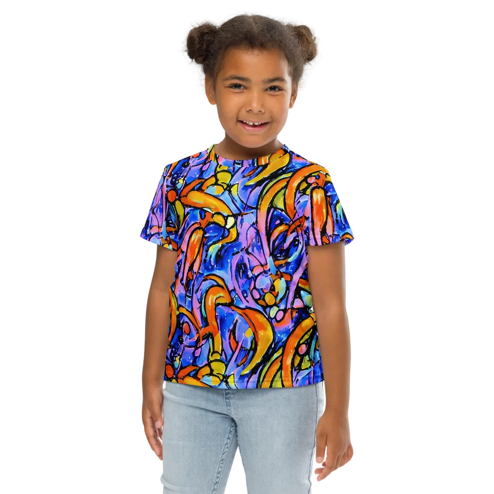 Arcade Lagoon on Kids Crew Neck T-Shirt — Front