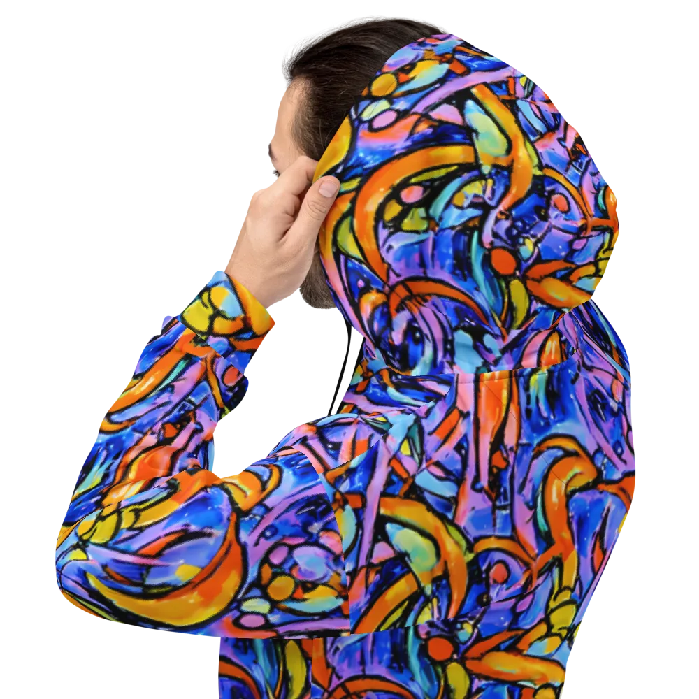 Arcade Lagoon on Hoodie — Back