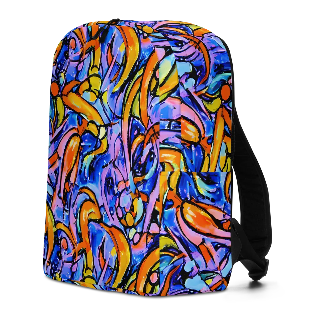 Arcade Lagoon on Minimalist Backpack — Left