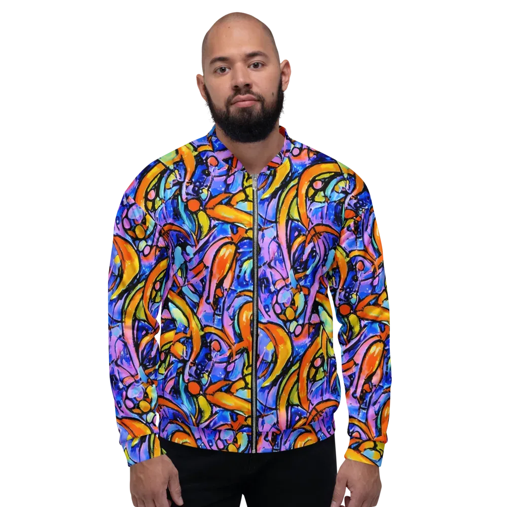 Arcade Lagoon on Bomber Jacket — Front