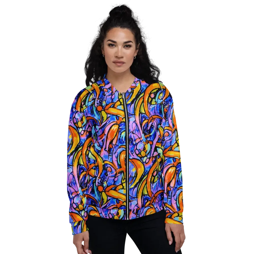 Arcade Lagoon on Bomber Jacket — Front