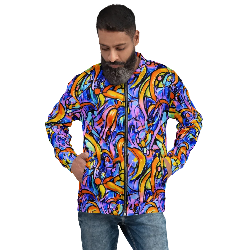Arcade Lagoon on Bomber Jacket — Front
