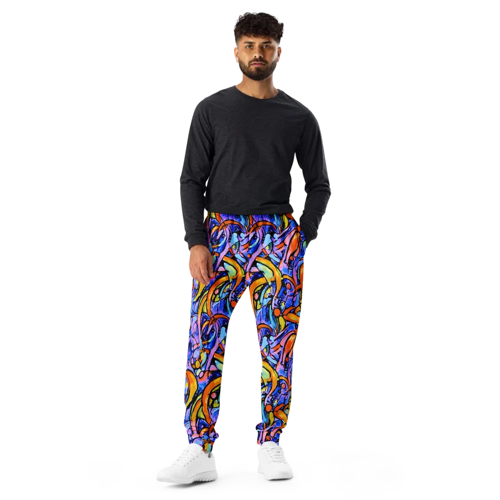 Arcade Lagoon on Men's Joggers — Front