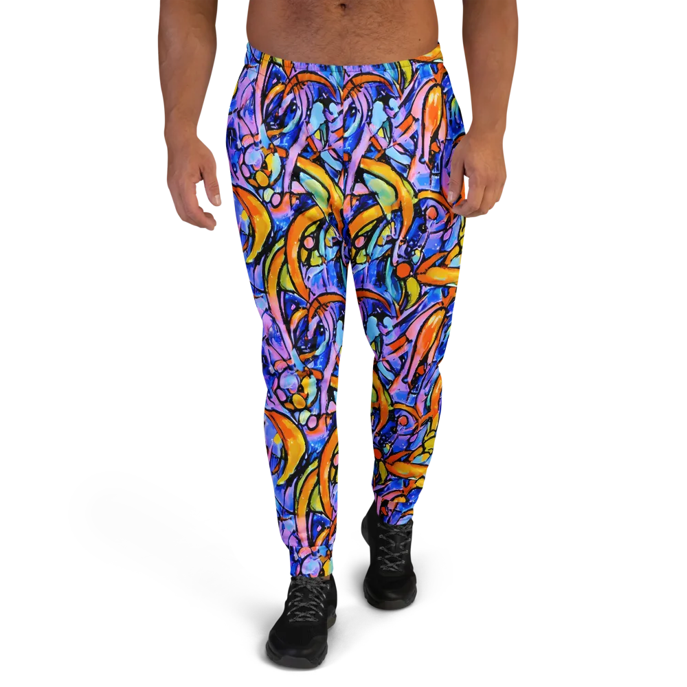 Arcade Lagoon on Men's Joggers — Front