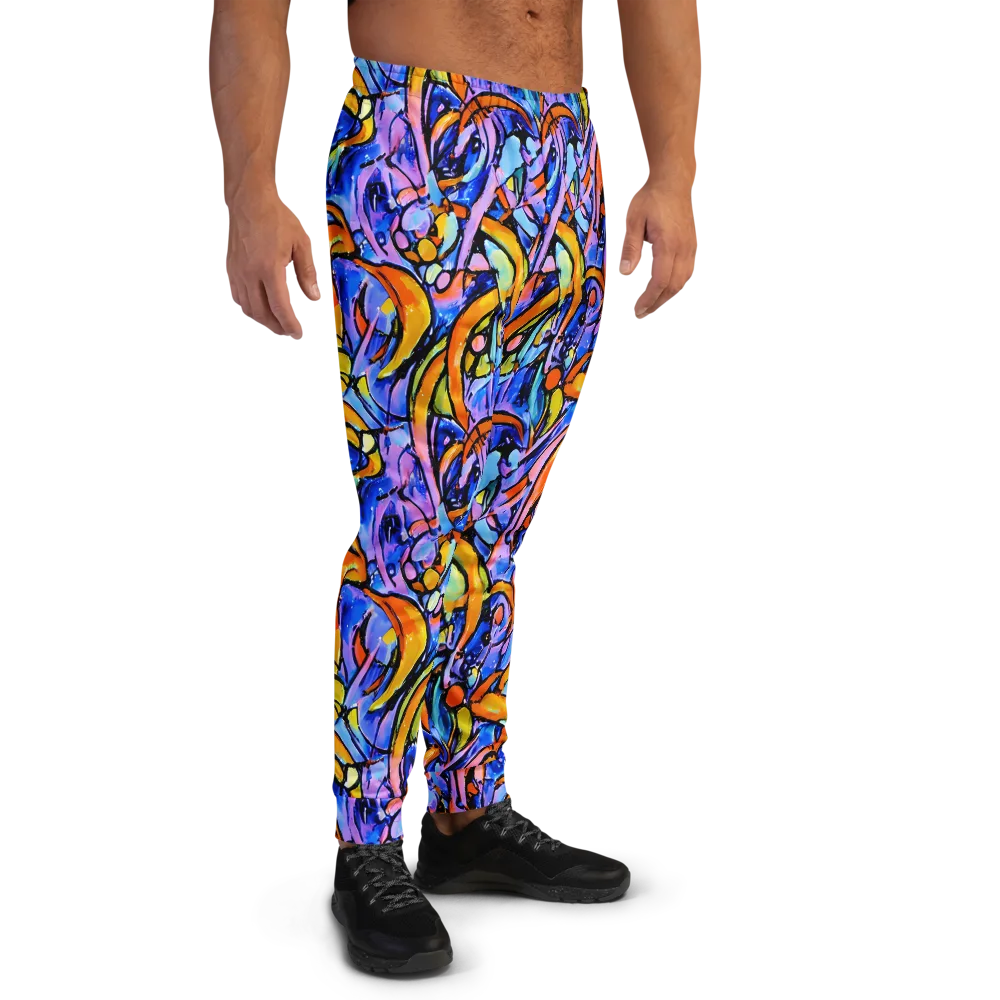 Arcade Lagoon on Men's Joggers — Right