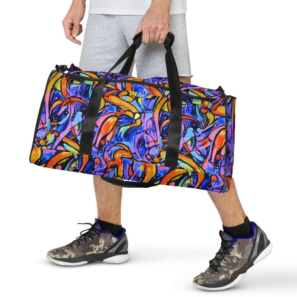 Arcade Lagoon on Duffle Bag — Front