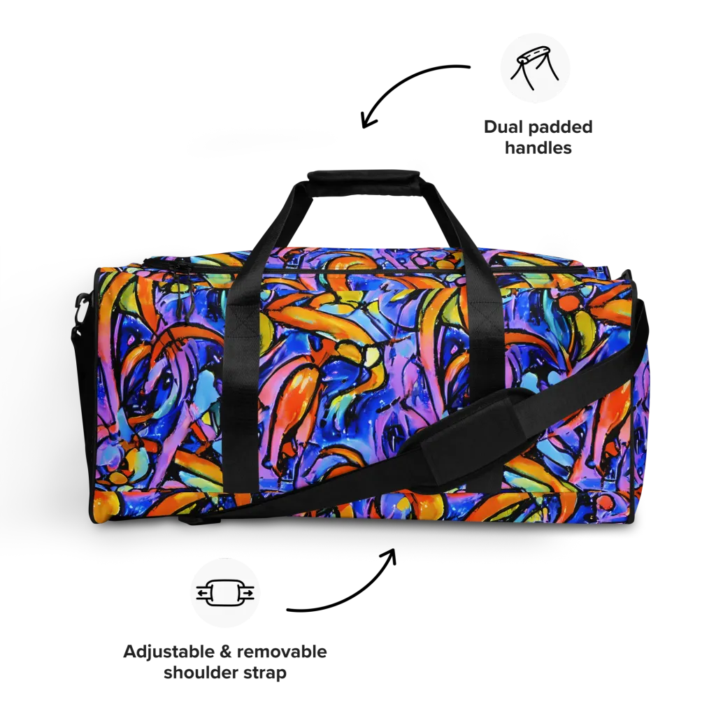 Arcade Lagoon on Duffle Bag — Front