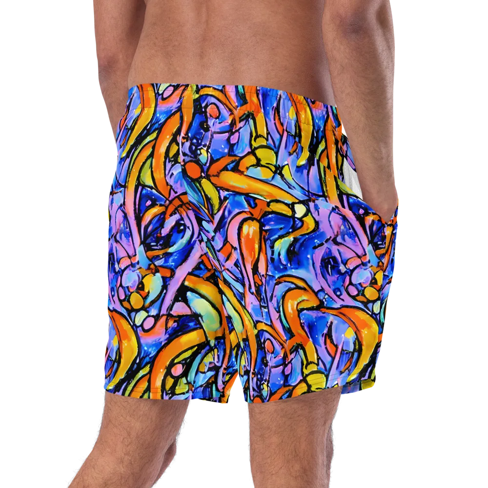 Arcade Lagoon on Swim Trunks — Right Back