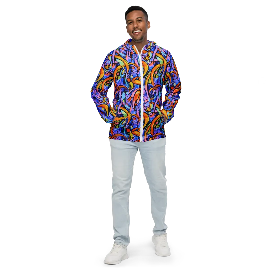 Arcade Lagoon on Men's Windbreaker — Front