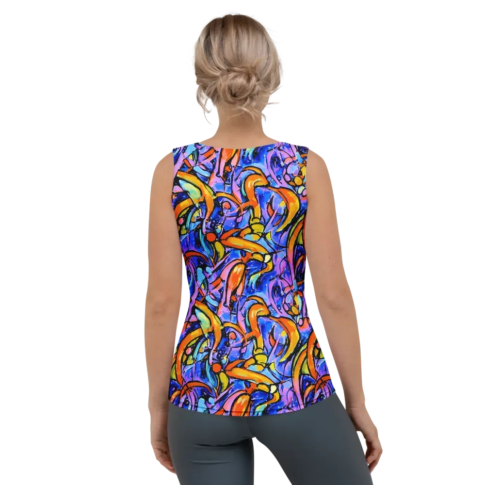 Arcade Lagoon on Women's Tank Top — Back