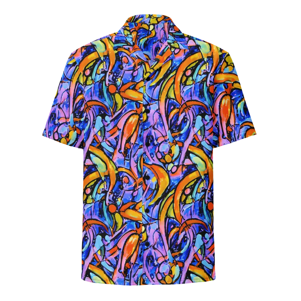 Arcade Lagoon on Button Shirt — Front