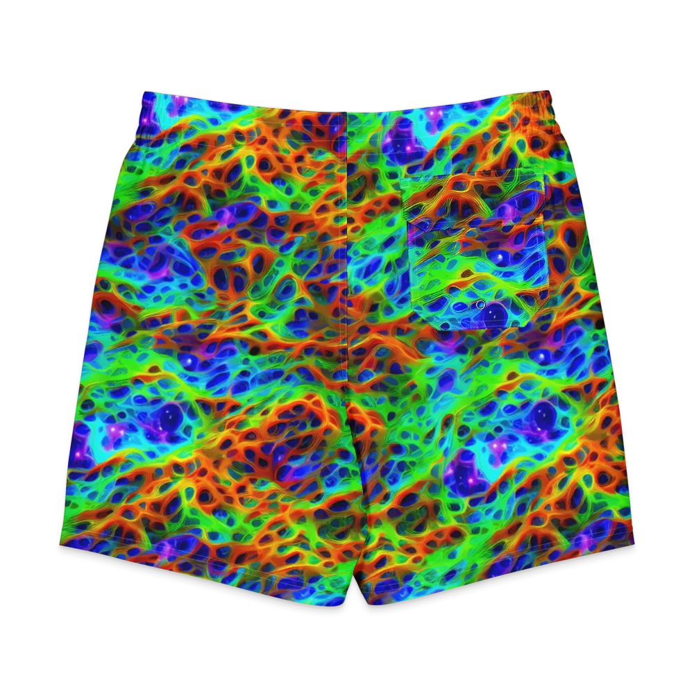 Cosmic Membrane on Men's Board Shorts — Back