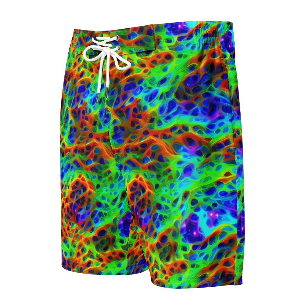 Cosmic Membrane on Men's Board Shorts — Front