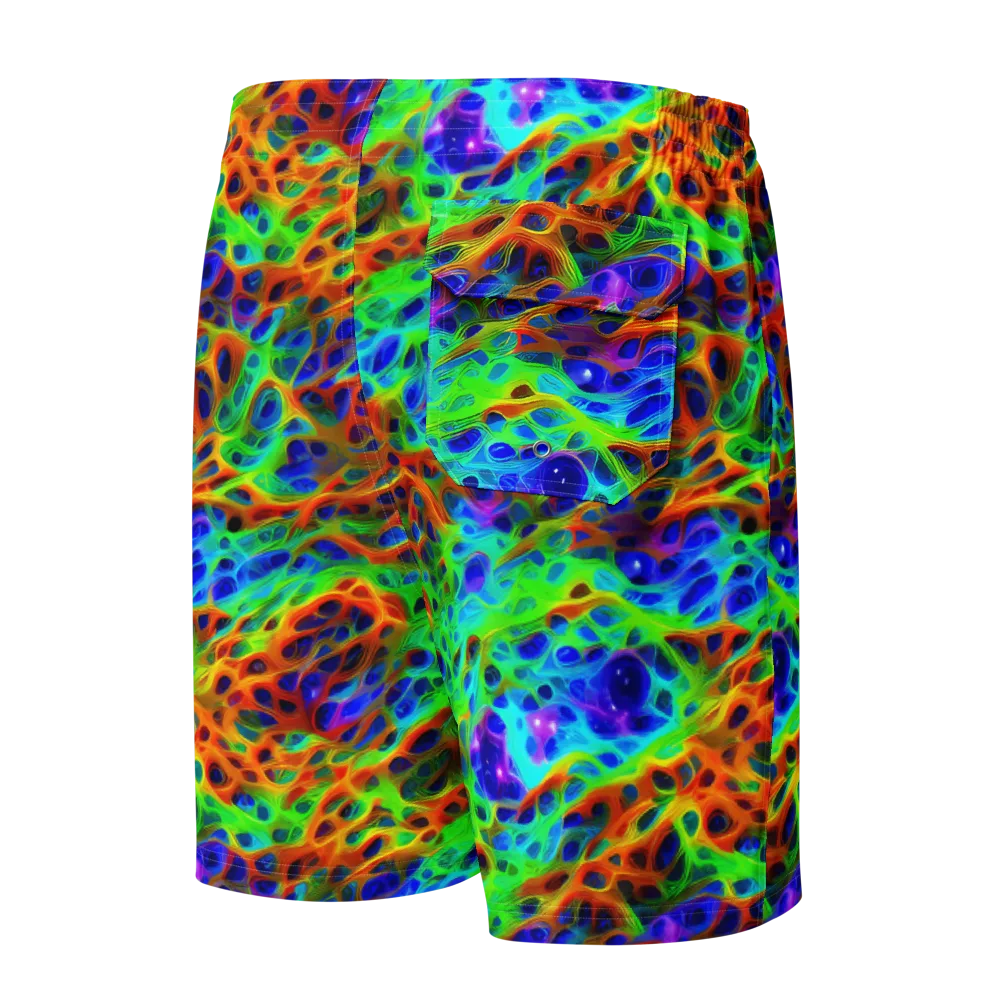 Cosmic Membrane on Men's Board Shorts — Back