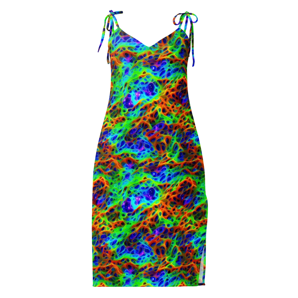 Cosmic Membrane on Slip Dress — Front