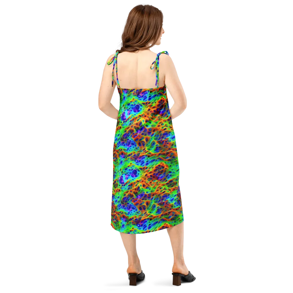 Cosmic Membrane on Slip Dress — Back