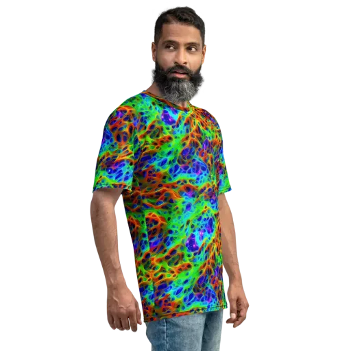 Cosmic Membrane on a Men's Crew Neck T-Shirt