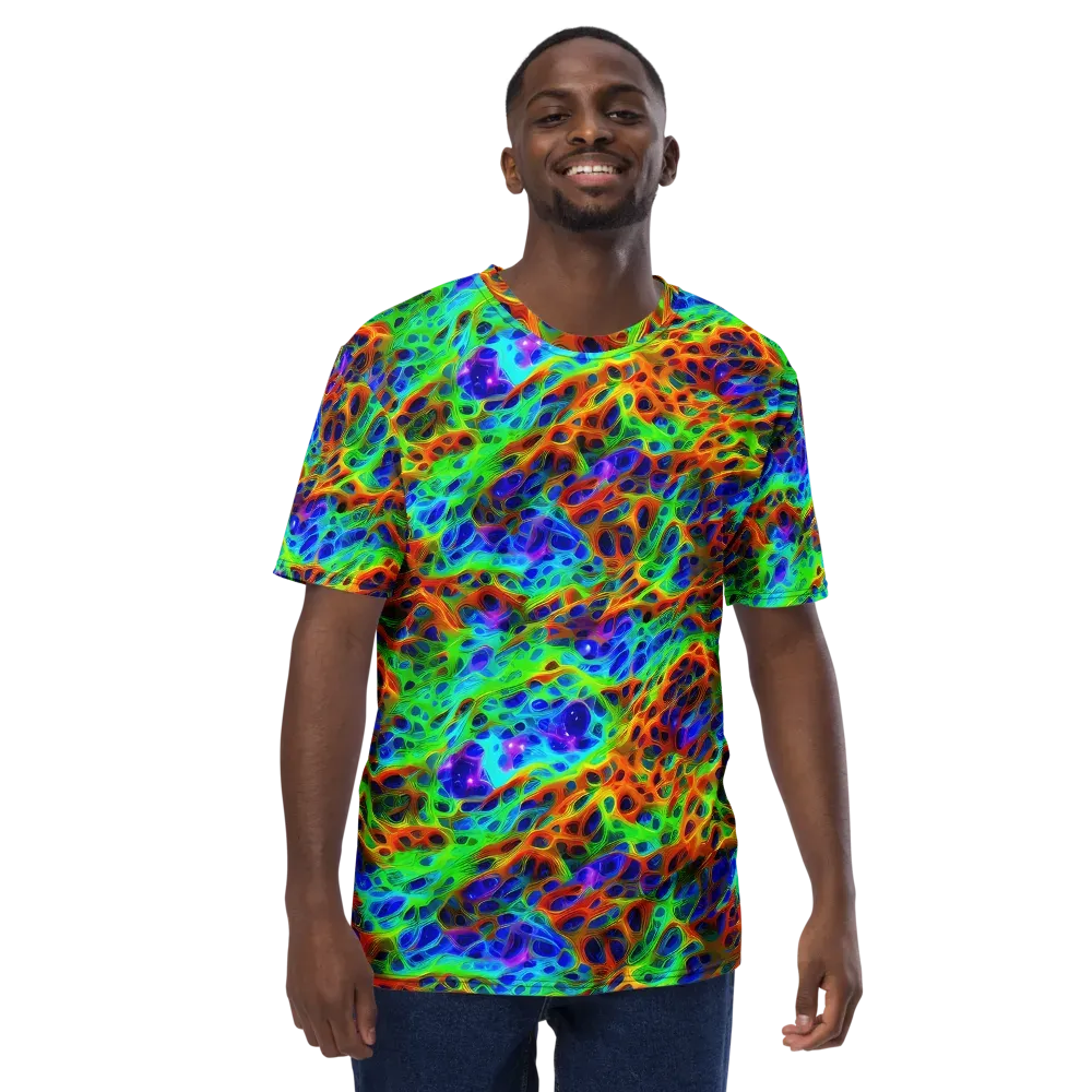 Cosmic Membrane on Men's Crew Neck T-Shirt — Front