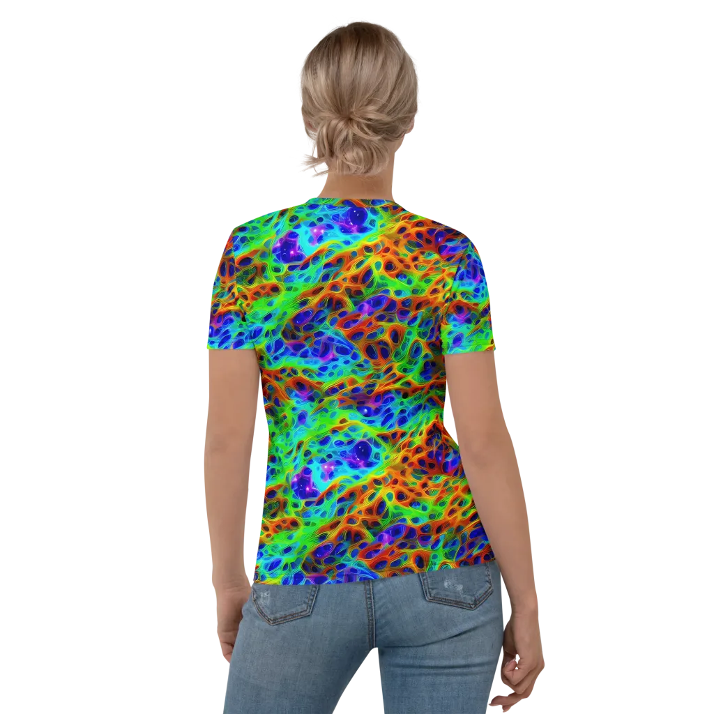 Cosmic Membrane on Women's Crew Neck T-Shirt — Back