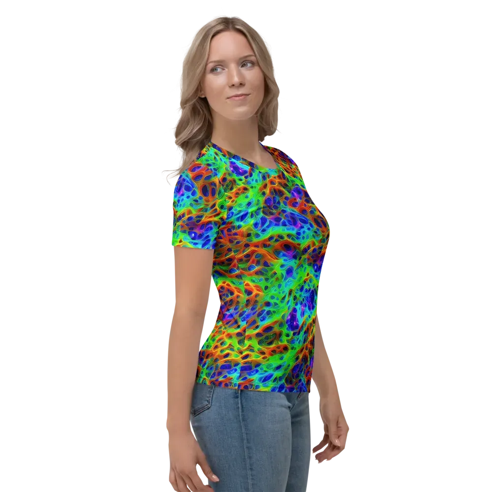 Cosmic Membrane on Women's Crew Neck T-Shirt — Right