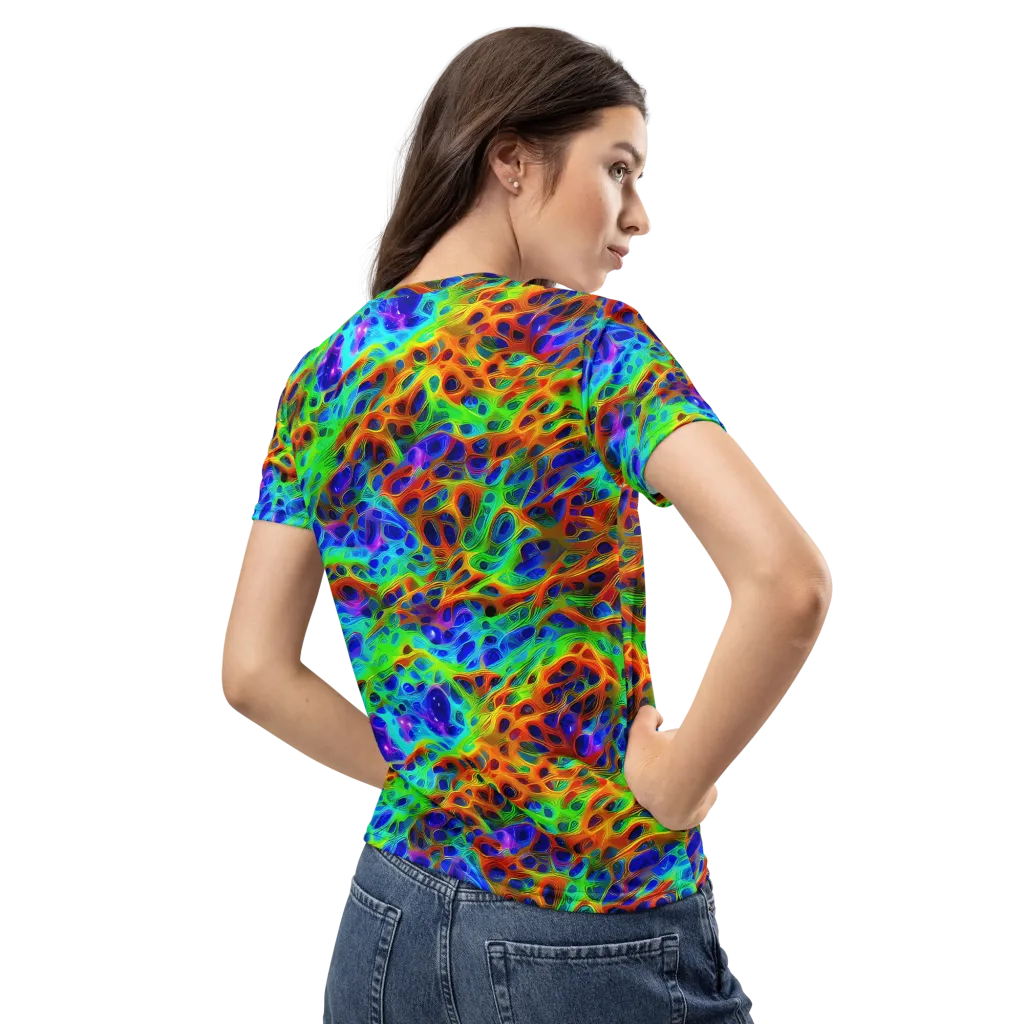 Cosmic Membrane on Women's Crew Neck T-Shirt — Back