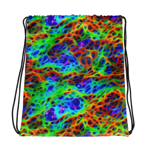 Cosmic Membrane on a Drawstring Bag