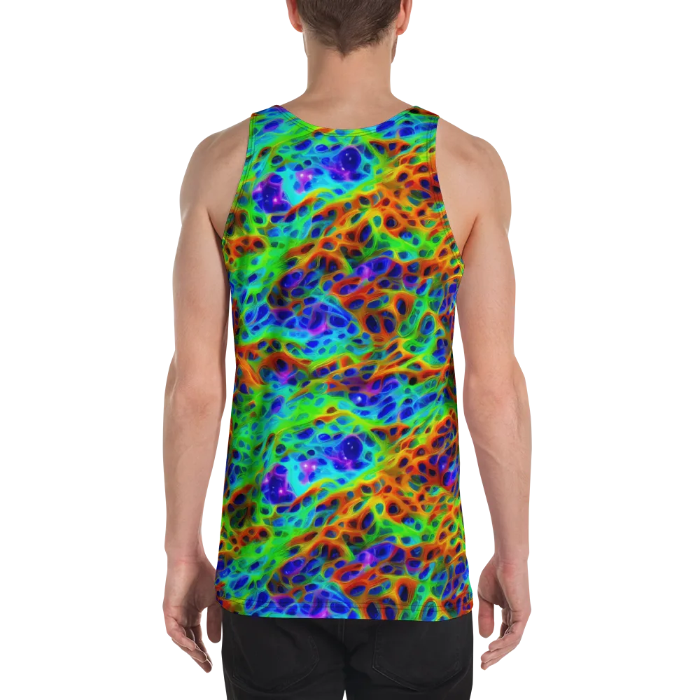 Cosmic Membrane on Men's Tank Top — Back