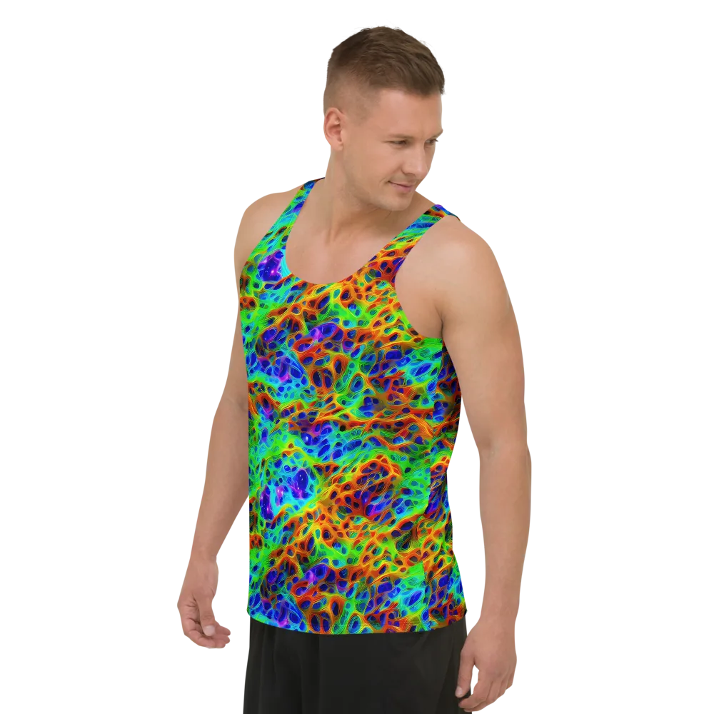 Cosmic Membrane on Men's Tank Top — Left Front