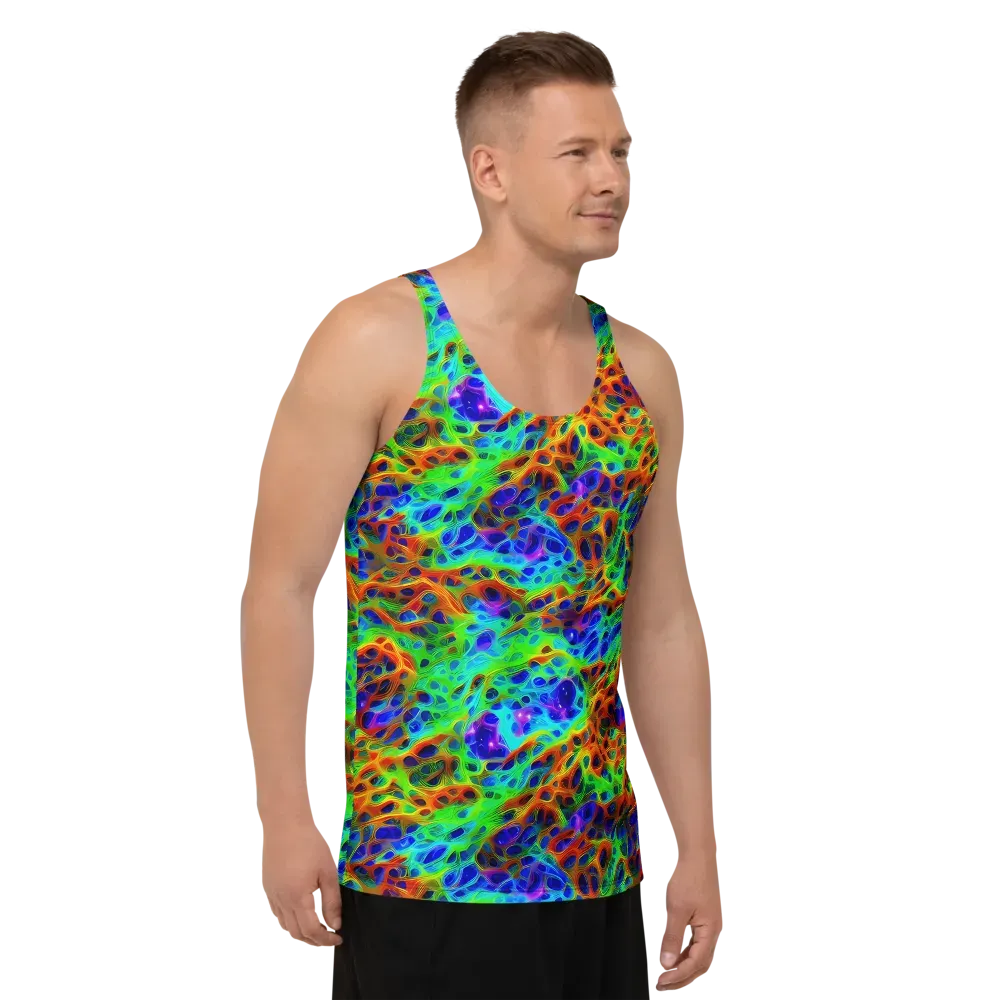 Cosmic Membrane on Men's Tank Top — Right Front
